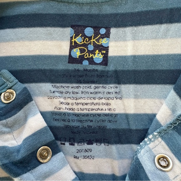 Kickee Pants Button Footie - Picture 2 of 3
